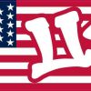Graffiti USA American Flag Sticker