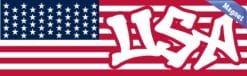 10in x 3in Graffiti USA American Flag Magnet