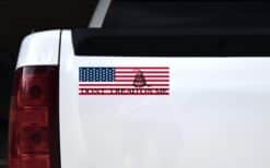 10in x 3in American Flag Dont Tread on Me Sticker