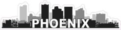 Phoenix Skyline Sticker