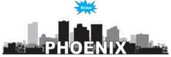 10inx2.5in Phoenix Skyline Sticker Vinyl Car Truck Window Bumper Stickers