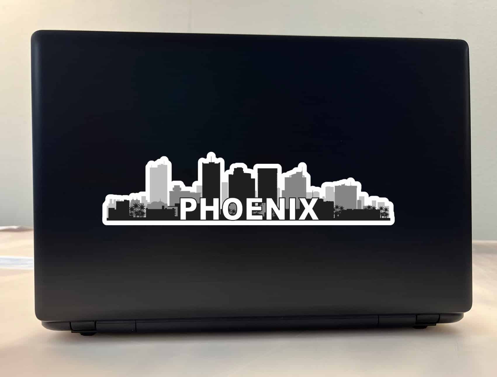 10inx2.5in Phoenix Skyline Sticker Vinyl Car Truck Window Bumper Stickers