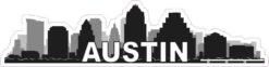 Austin Skyline Sticker