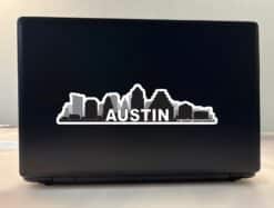 10in x 2.5in Austin Skyline Sticker Vinyl Car Truck Window Bumper Stickers