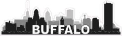 Buffalo Skyline Sticker