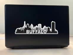 10in x 3in Buffalo Skyline Sticker Vinyl Car Truck Window Bumper Stickers