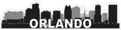 Orlando Skyline Sticker
