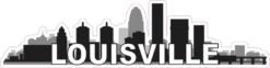 Louisville Skyline Sticker