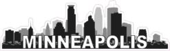 Minneapolis Skyline Sticker