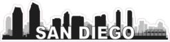 San Diego Skyline Sticker