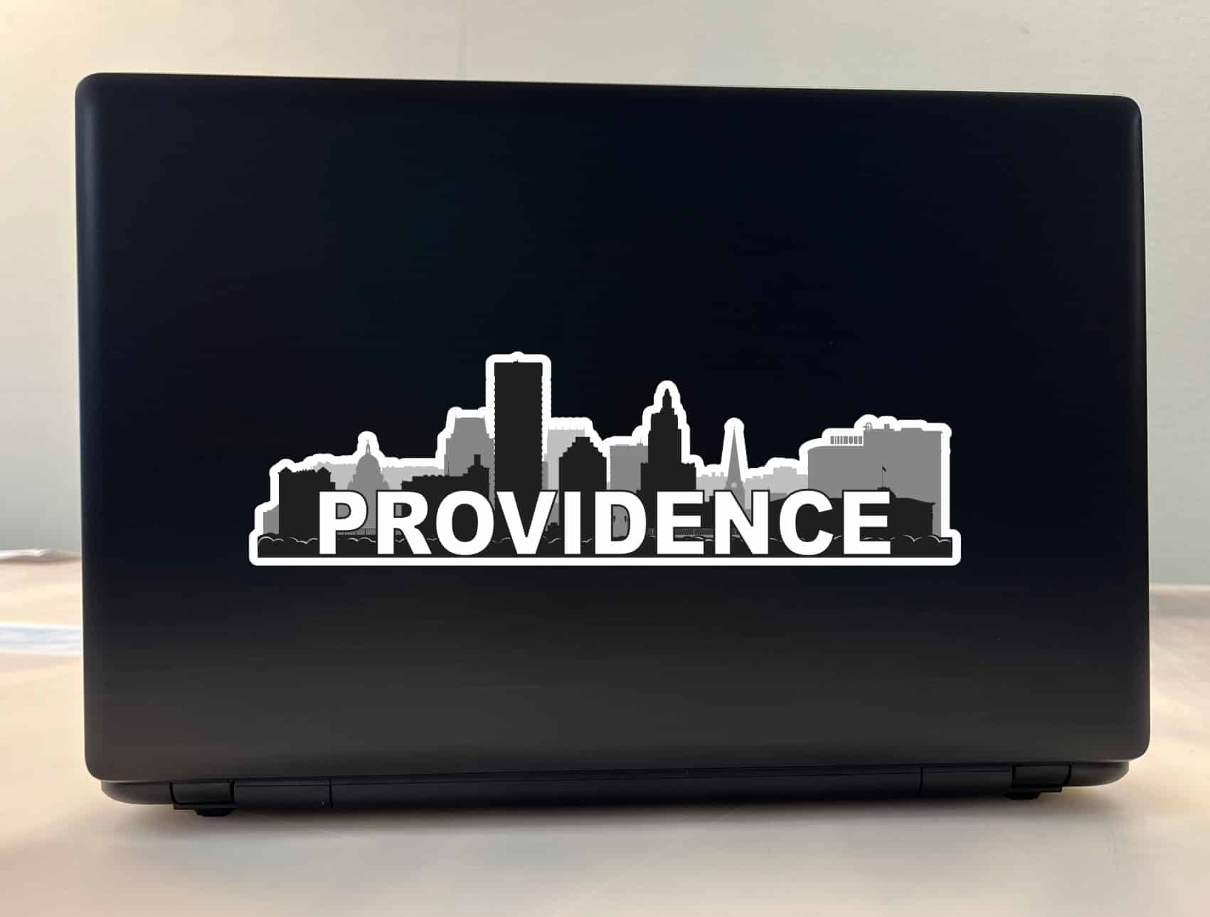 10 x 3 Providence Skyline Sticker Vinyl Car Window Travel Bumper Stickers