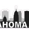 Oklahoma City Skyline Sticker