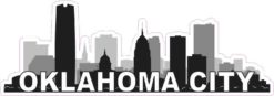 Oklahoma City Skyline Sticker