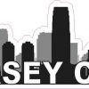 Jersey City Skyline Sticker