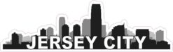 Jersey City Skyline Sticker