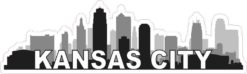 Kansas City Skyline Sticker