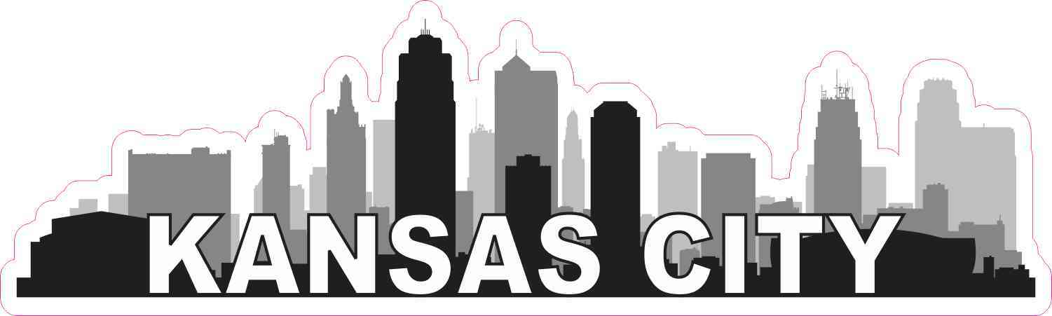 Kansas City Skyline Sticker