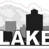 Salt Lake City Skyline Sticker