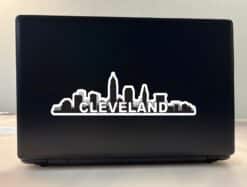 10in x 3in Cleveland Skyline Sticker