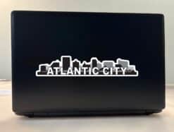 10in x 2in Atlantic City Skyline Sticker