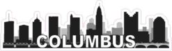 Columbus Skyline Sticker