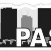 El Paso Skyline Sticker
