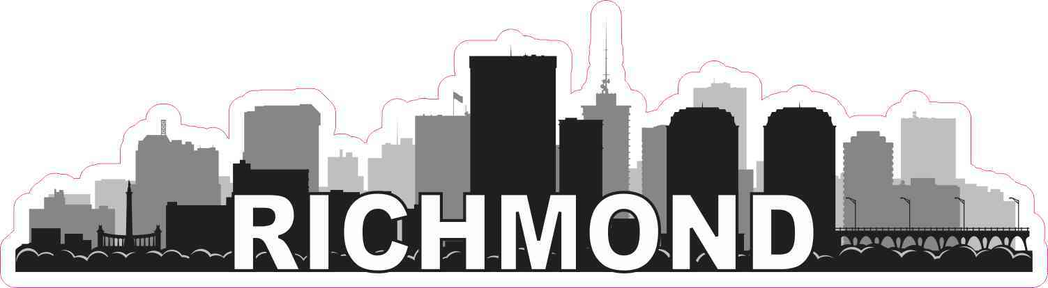 Richmond Skyline Sticker