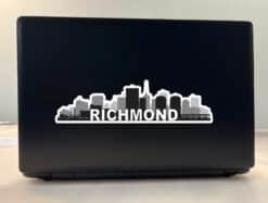 10in x 2.5in Richmond Skyline Sticker