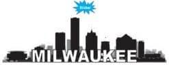 10in x 3in Milwaukee Skyline Sticker
