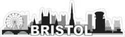 Bristol Skyline Sticker