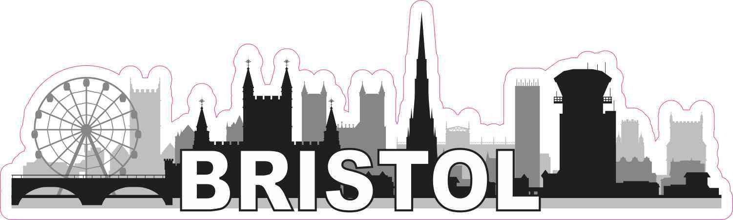 Bristol Skyline Sticker