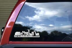 10in x 3in Bristol Skyline Sticker
