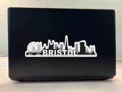 10in x 3in Bristol Skyline Sticker