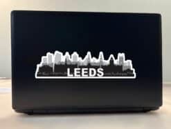 10in x 3in Leeds Skyline Sticker