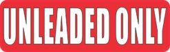 Red Unleaded Only Magnet