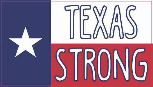 Texan Flag Texas Strong Magnet
