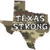 Die Cut Camo Texas Strong Sticker