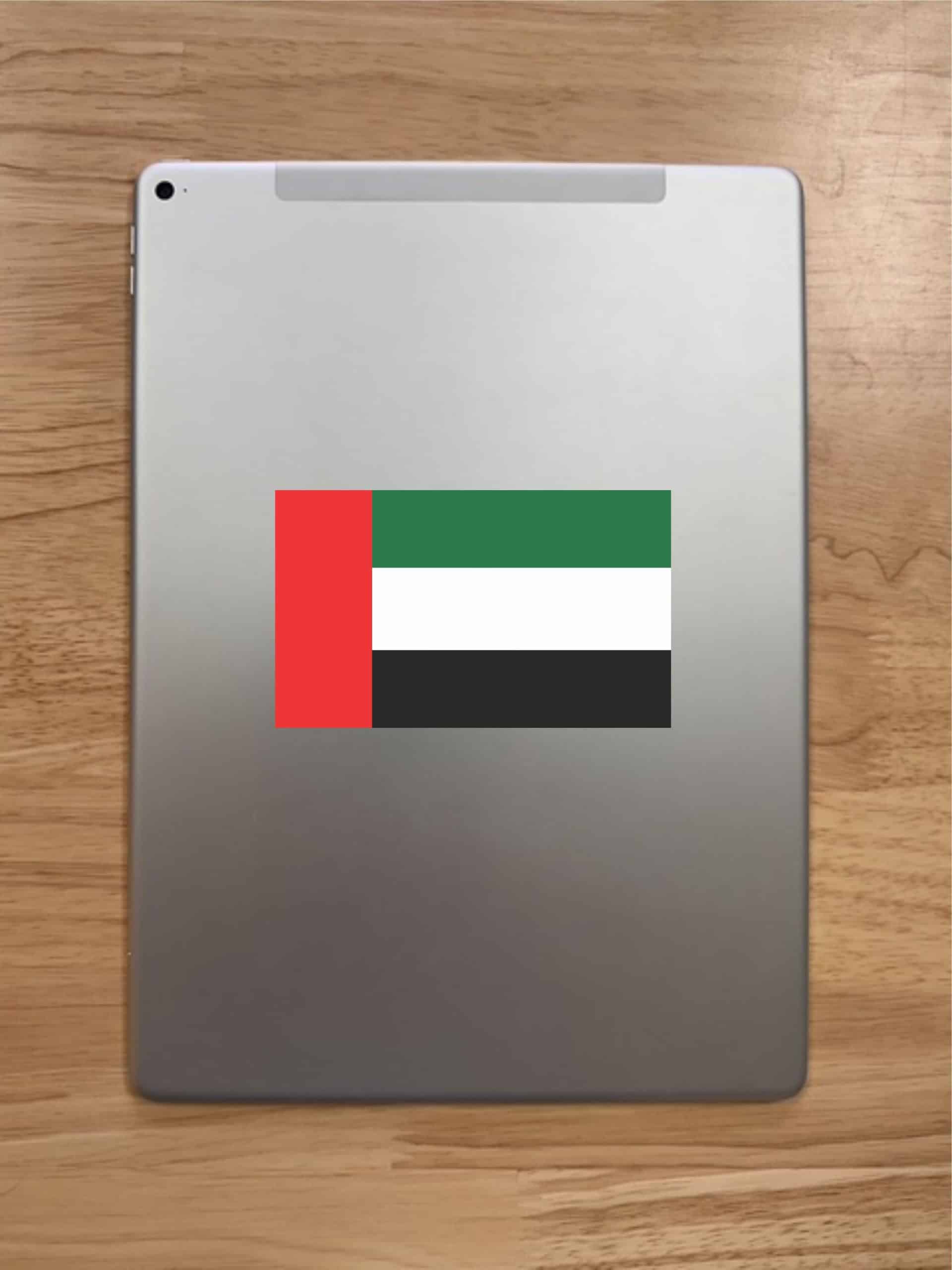 5inx3in United Arab Emirates Flag Sticker Luggage Car Window Bumper Decal - Image 7
