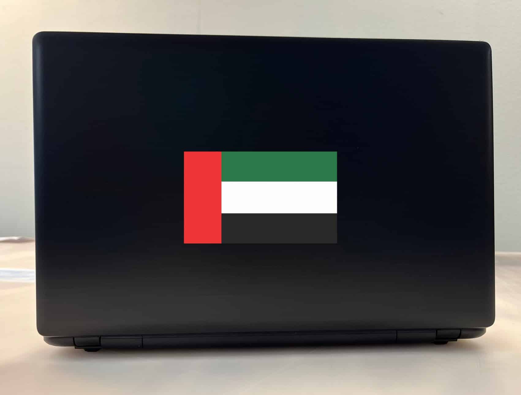 5inx3in United Arab Emirates Flag Sticker Luggage Car Window Bumper Decal - Image 3