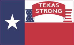 Patriotic Texan Flag Texas Strong Magnet
