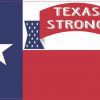 Patriotic Texan Flag Texas Strong Sticker