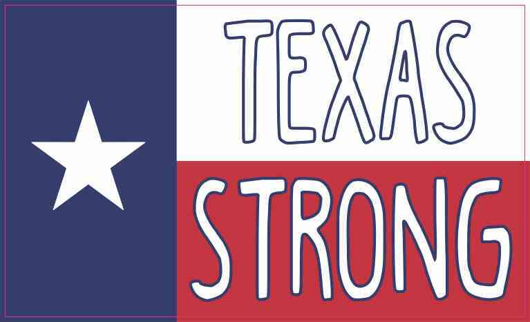 Texan Flag Texas Strong Magnet