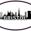 Oval Bristol Skyline Sticker
