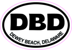 Dewey Beach Delaware sticker