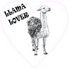 Heart Llama Lover Sticker