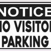 Notice No Visitor Parking Magnet