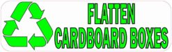 Recycling Flatten Cardboard Boxes Magnet