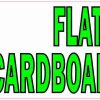 Recycling Flatten Cardboard Boxes Sticker