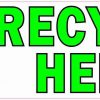 Recycle Here Magnet
