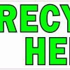 Recycle Here Sticker